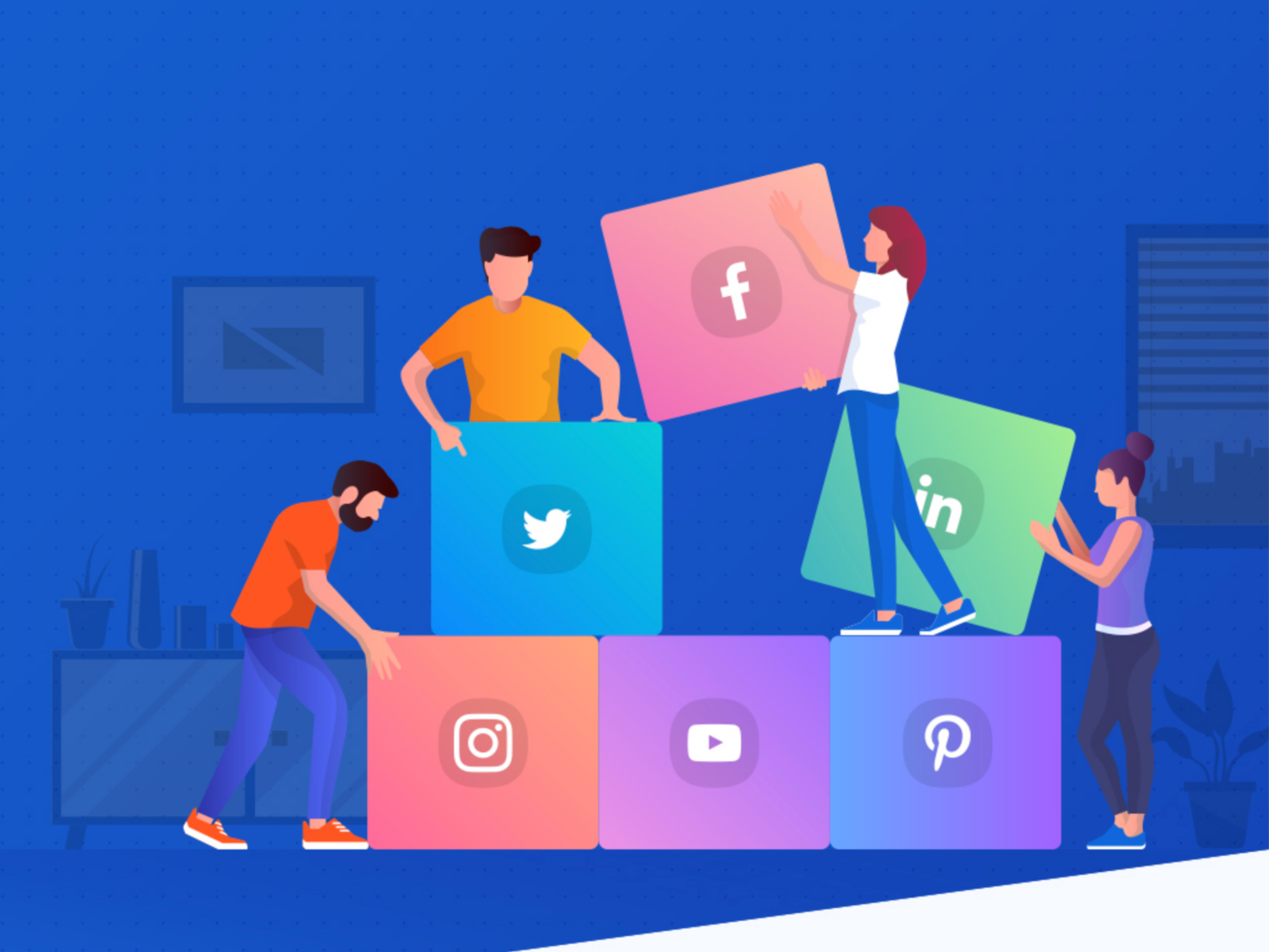 Social Media Marketing Team By Shakil Ali On Dribbble