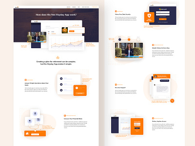 HeyDay Custom Landing Page and  Artwork Design