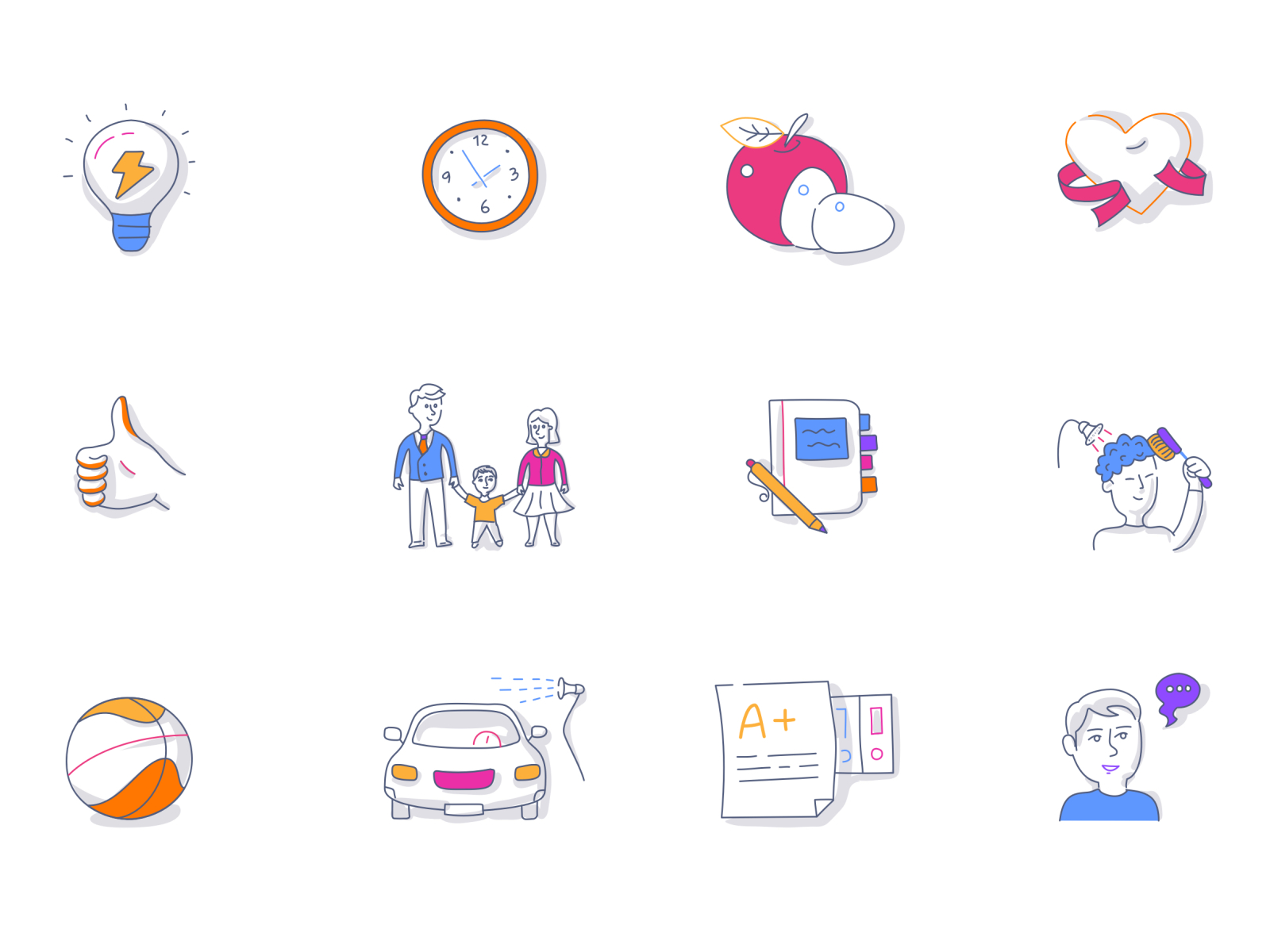 Famjam Icon Set By Shakil Ali For 11thagency On Dribbble