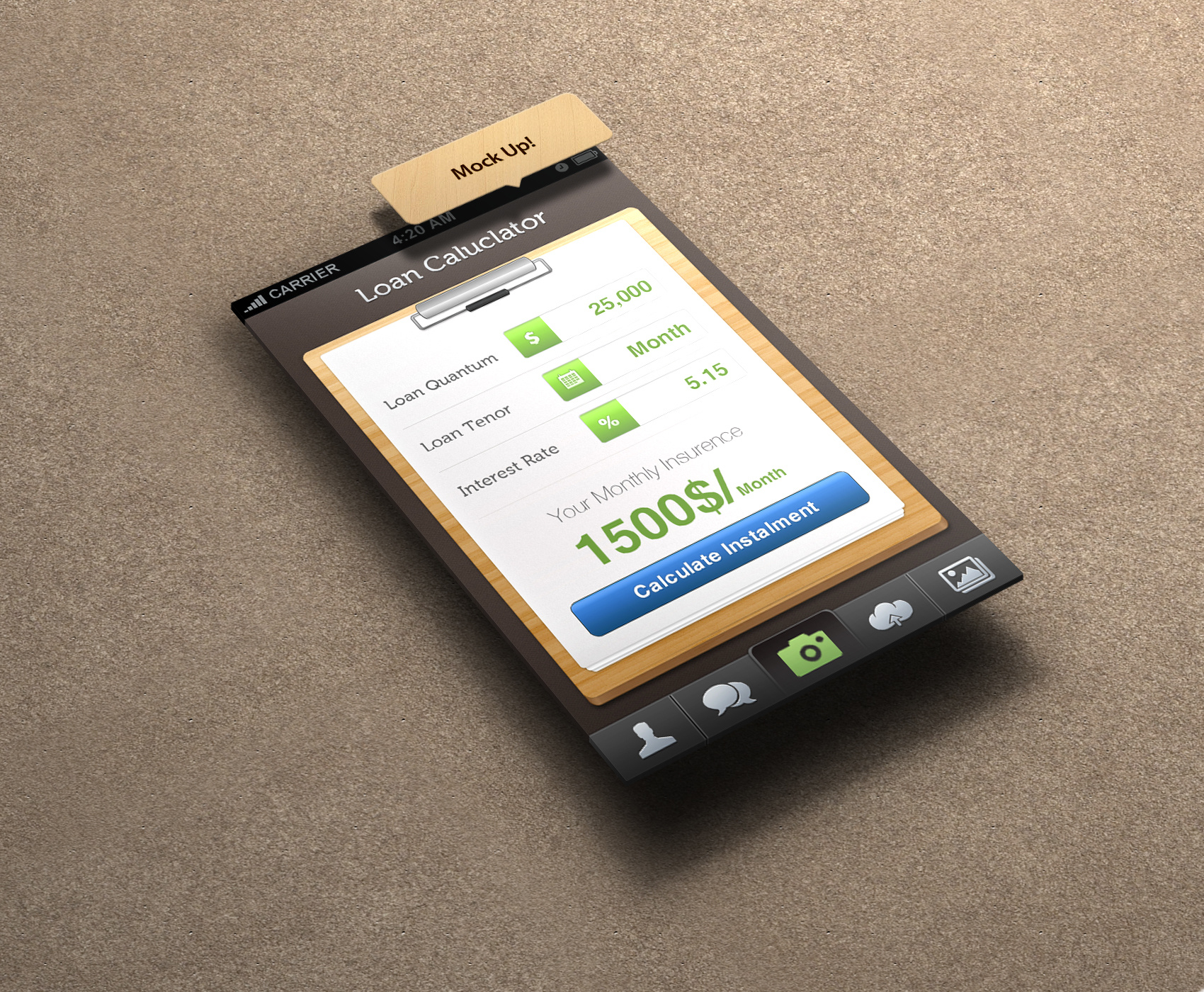 Download Free Mobile Mockup by Shakil Ali on Dribbble