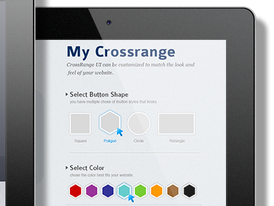CrossRange iPad clean form color picker colorful colors form field ipad ipad app iphone iphone app mobile mobile platform mobile website sahpes tablet tablet app ui ui ux user uiux ux website