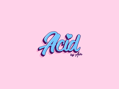 Acid logo skincare