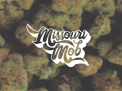 Missouri Mob logo marijuana marijuana logo packaging design weed logo