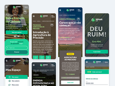 SENAR Goiás 2021 - Mobile design mobile mobile ui responsive ui ux web webdesign