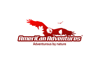 American Adventure Logo american artdirection design eagle illustration logo logodesign typography
