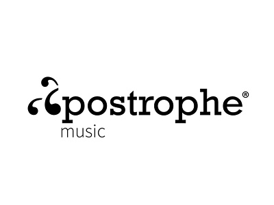 Apostrophe Music Logo artdirection design logo logodesign music typography
