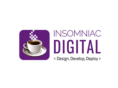 Insomniac Digital Logo artdirection design digital illustration logo logodesign logotype logotypedesign typography
