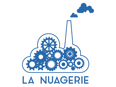 La Nuagerie Logo artdirection cloud design illustration logo logodesign logotype logotypedesign typography