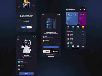 Qewardsin - Mobile App - Detail 1 app branding card credit card design design app mobile e wallet finance invesment mobile app design mobile design mobile ui modern money payment transaction ui ui design uidesign uxdesign