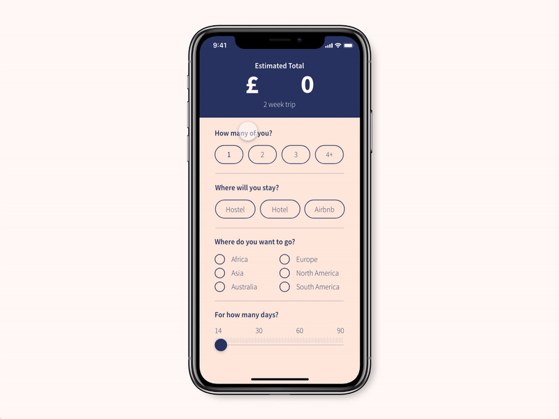 Daily UI #004 – Calculator app color colorful colour dailui daily ui daily ui 004 dailyui dailyui 004 flesh interface peach pink purple sketchnote ui user interface ux warm xd