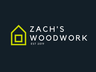 Zach's wood work logodesign logoidea woodworking