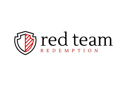 Red team redemption branding logo logo design