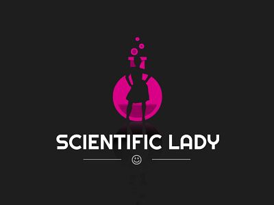 Scientific Lady logo branding design icon logo logo design logodesign logotype minimal simple simple logo