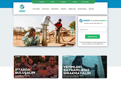 Hasenat Derneği charity wordpress