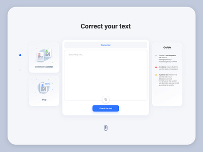 Corrector app branding design graphic design ui ux