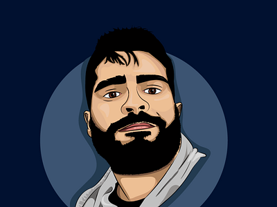 Luis avatar icons comic icon illustration vector