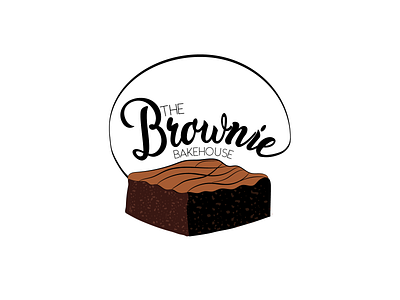 Brownie Bake House Logo avatar icons colors icon illustration logo