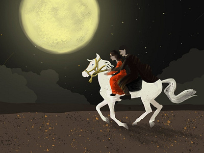 illustration for spanish folk tale