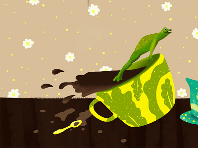 inquisitive frog book bookillustration children book illustration childrens illustration design digital illustration digitalart illustration illustrator painting