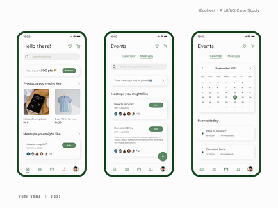 Ecollect - A UI/UX Case study