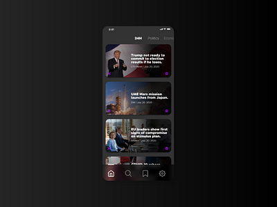 News App | Home Layout