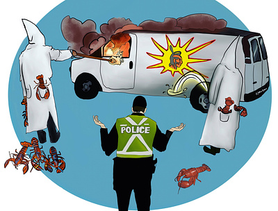 I stand with Mi'kmaq design illustration injustice kkk police politics racism racist