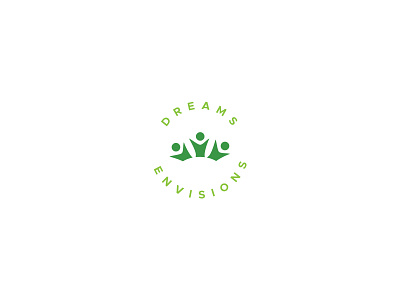 Dreams Envisions Logo branding business circular design graphicdesign illustration logo logodesign logofolio logotype minimal minimalism minimalist logo design minimalistic simple logo