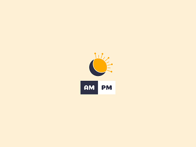 am pm logo design branding graphicdesign identity illustration it logo logo logodesign logotype minimal minimalistic simple logo vector