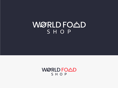 WORLD FOOD SHOP logo brand identity branding design food food logo graphic design graphicdesign icon illustration letter mark logo logo design logotype minimal minimalist minimalistic modern logo shop simple logo wordmark