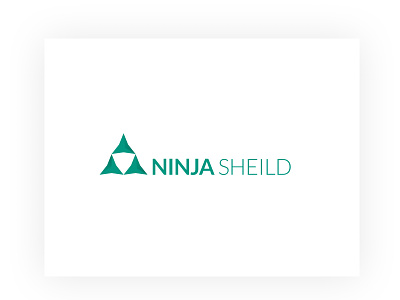 Ninja Sheild Logo 3 star branding design easy logo graphicdesign illustration logo logotype minimal minimalistic ninja sheild simple logo stat stat logo