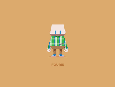 Fourie illustration vector