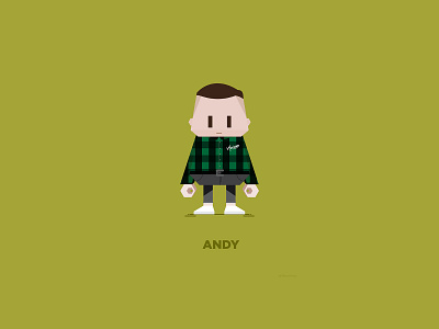 Andy illustration vector