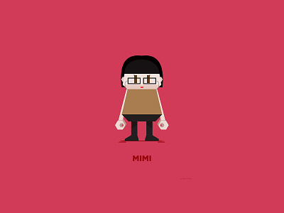 Mimi illustration vector