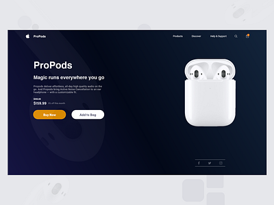 Airpods Landing Page Design Concept adobephotoshop adobexd airpods animation aroonanim dribblenepal dribbleshot graphicdesign illusrator microinteraction nepal nepali prototype uiuxdesign uiuxnepal userexperience