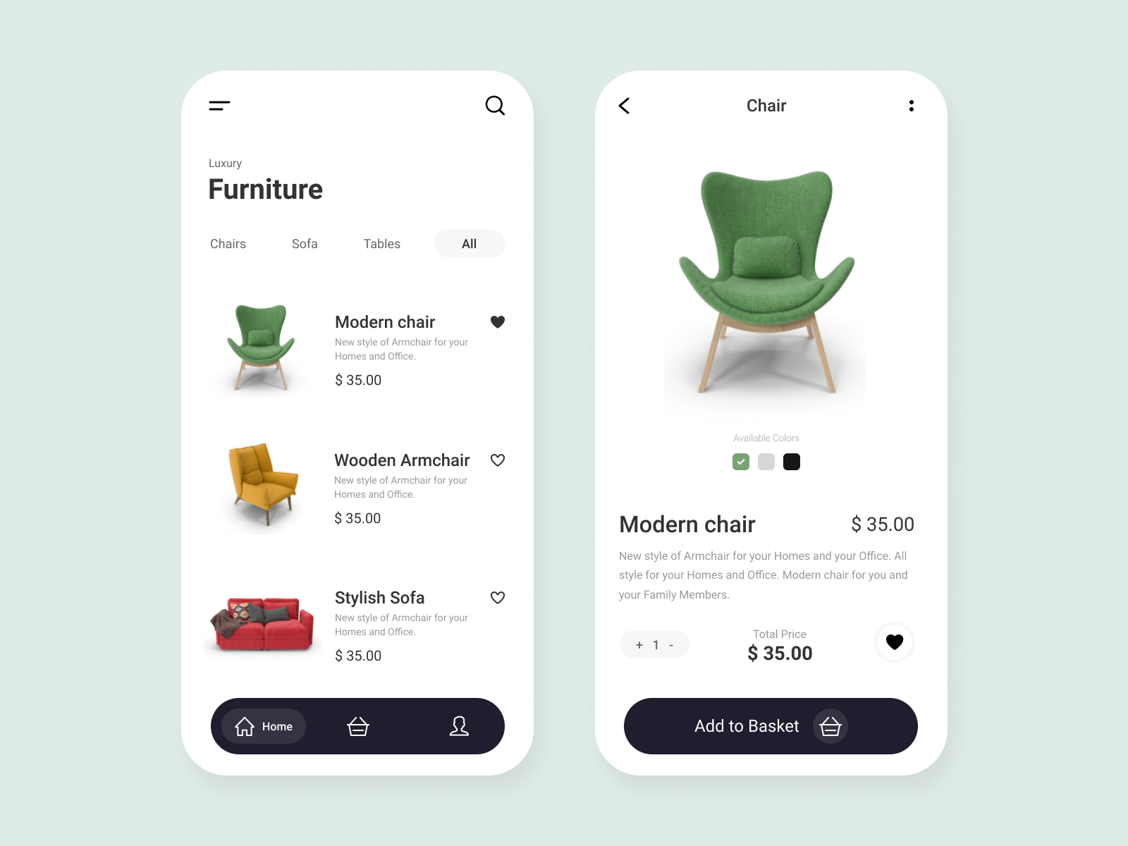 Furniture Mobile App Design By Priyanka Tala On Dribbble   Furniture App 4x 