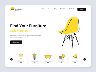 Furniture Landing Page