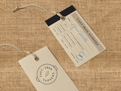 business card presentation badge branding business card mockup food logo design