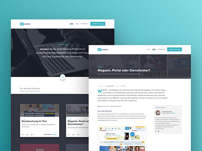 uxcases clean flat modern ui usability user experience ux webdesign website