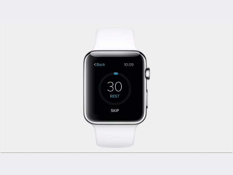 Countdown timer 014 app apple watch countdown dailyui sports workout