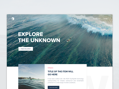 Surf App - Website version