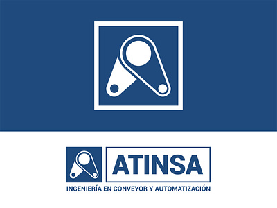 ATINSA Logo branding corporate identity design flat illustration illustrator logo minimal