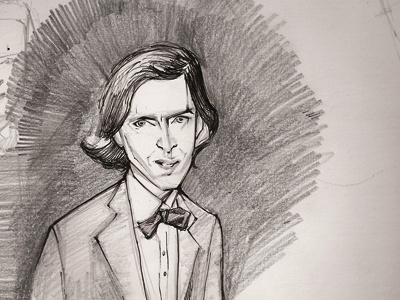 Wes anderson drawing sketch wes