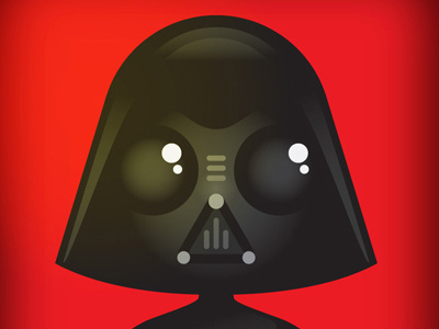 Vader character cute dark side darth draw geometric lord paces shapes sith starwars ten ten paces and draw vader vector