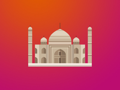 delhi delhi geometric illustration mahal taj taj mahal