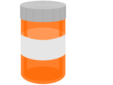 Pill Bottle design icon vector