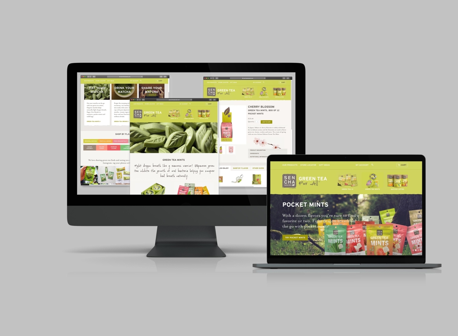 Sencha Naturals - Website Design & Development by Ryan Thomas on Dribbble