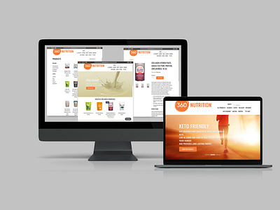 360 Nutrition - Website Design & Development