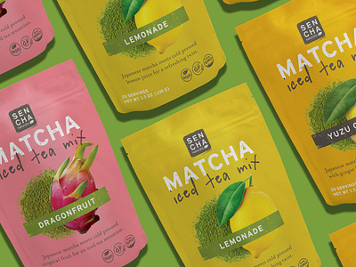 Sencha Naturals - Packaging Design art direction brand design creative direction design food and beverage graphic design package design packaging