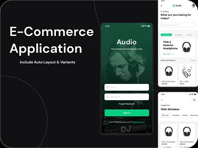 E-Commerce Application - Success Sensation creative design design ecommerce app