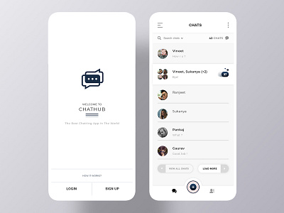 Chat App Design - Success Sensation creative design